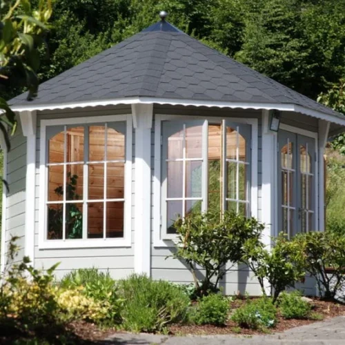 Wolff Finnhaus Pavillon Capri 3.5 natur 3,5x3,5 m