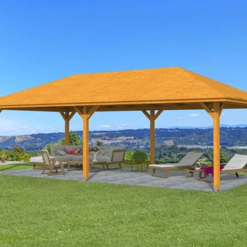 Skan Holz Pavillon Orleans Größe 3 eiche hell