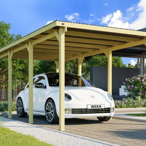 Weka Einzelcarport 606 Gr. 2
