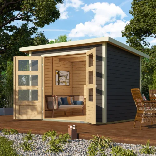 Norlinio Gartenhaus Stegen 3 in terragrau
