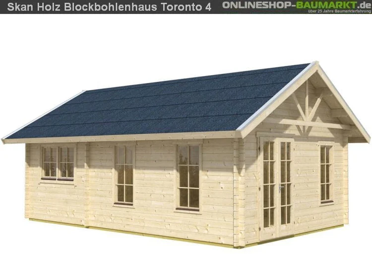 Skan Holz Blockbohlenhaus Toronto 4 70plus, 660 x 420 cm – Bild 6