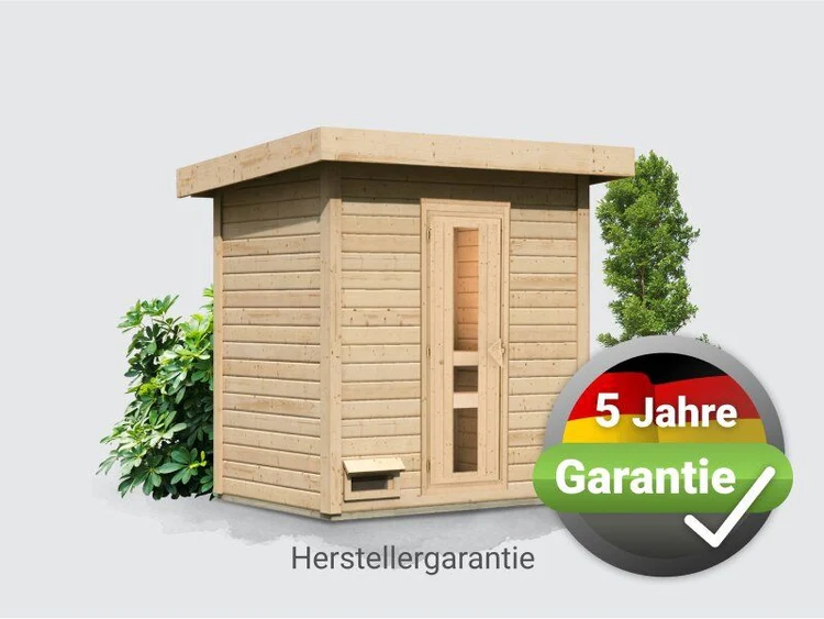 Norlinio Saunahaus Hella 1 - ohne Ofen - inkl. Dacheindeckung und Fußboden – Bild 4