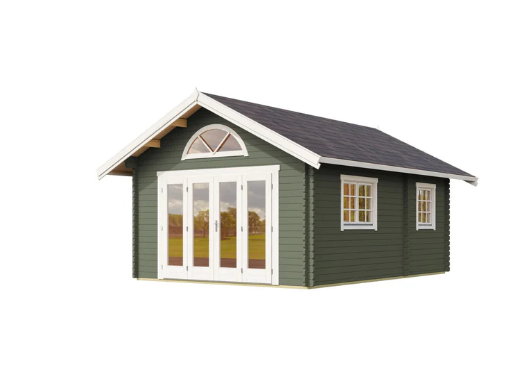 Lasita Gartenhaus Caroline 2.3, grüngrau – Bild 2