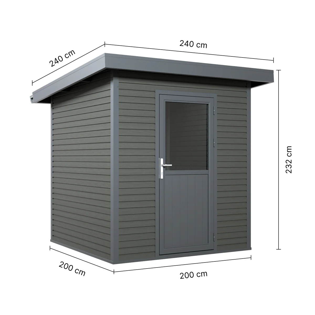 WPC Gartenhaus Linia 2020 – Bild 4
