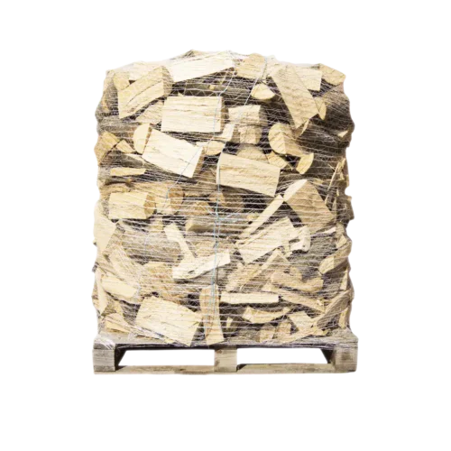 Buchen Premium Brennholz 25cm, rindenfrei auf Palette im Netz, ca. 1,6 srm / 1rm, 500 kg
