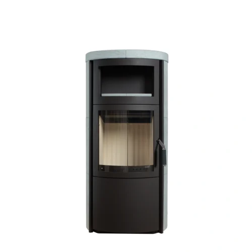Kaminofen »Vito WW GT ECOplus«, grau, Stahl, 8 kW, wasserführend