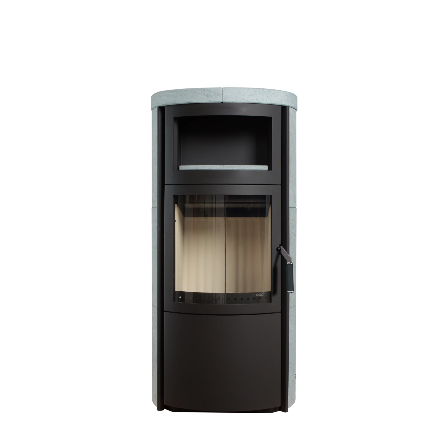Kaminofen »Vito WW GT ECOplus«, grau, Stahl, 8 kW, wasserführend