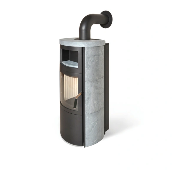 Kaminofen »Vito WW GT ECOplus«, grau, Stahl, 8 kW, wasserführend – Bild 3