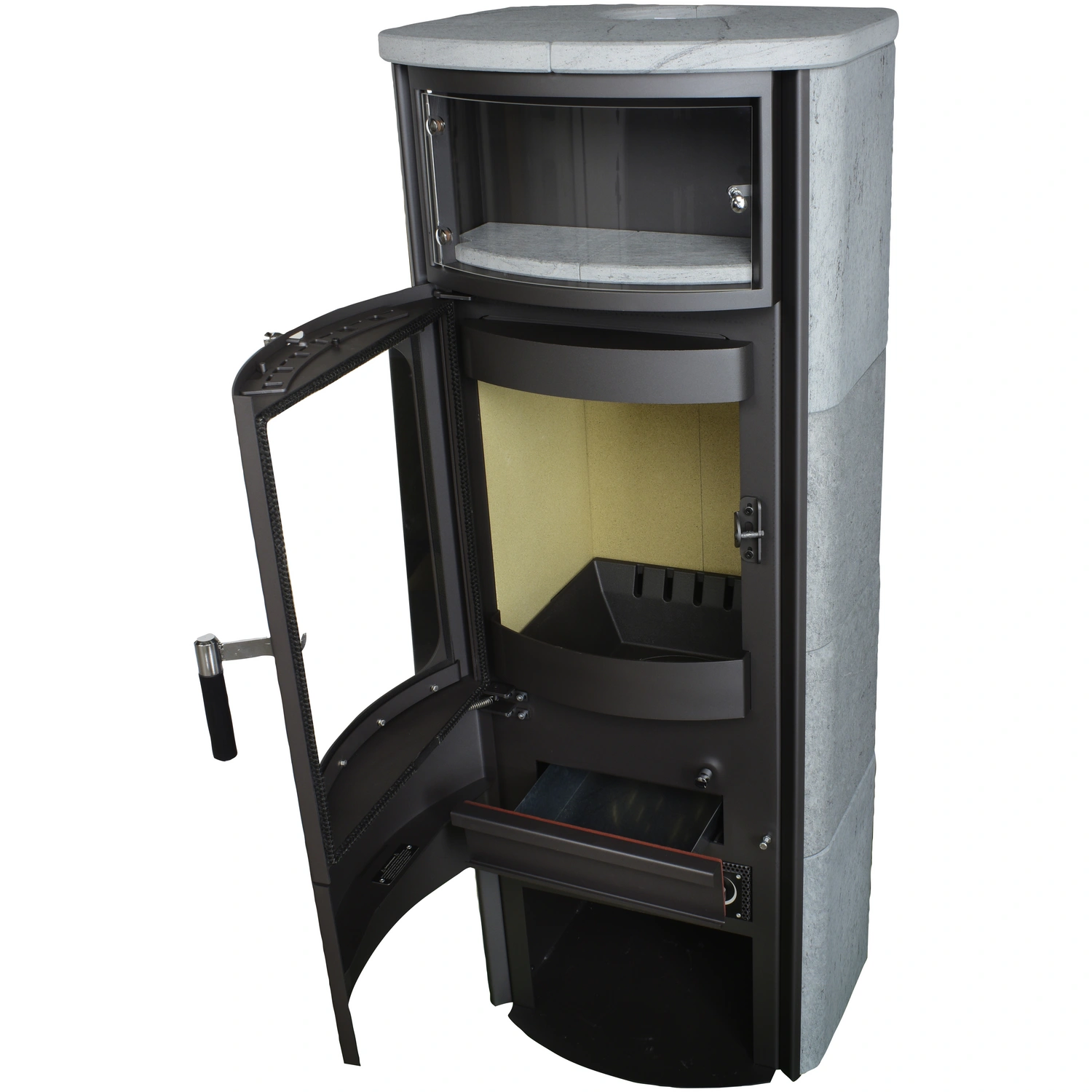 Kaminofen »Opera B Grande«, steingrau, Naturstein, 7 kW, Dauerbrand geeignet – Bild 2