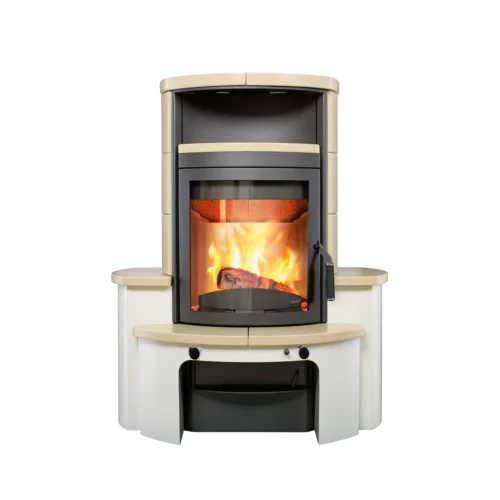 Kaminofen »Avenso GT ECOplus«, creme, Stahl/Keramik, 8 kW, Dauerbrand geeignet