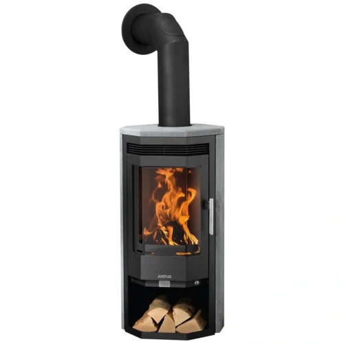 Kaminofen »Usedom 5 D«, Stahl/Speckstein, 5 kW, Dauerbrand geeignet